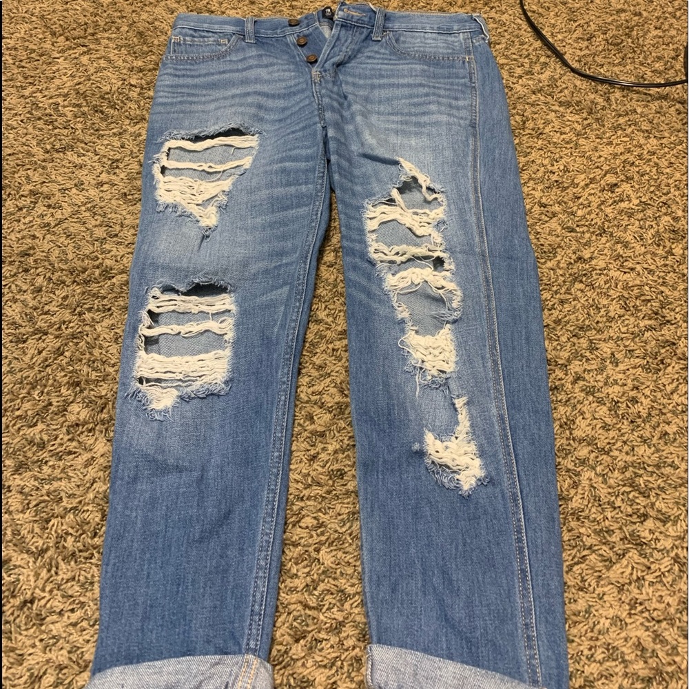 Hollister boyfriend jeans